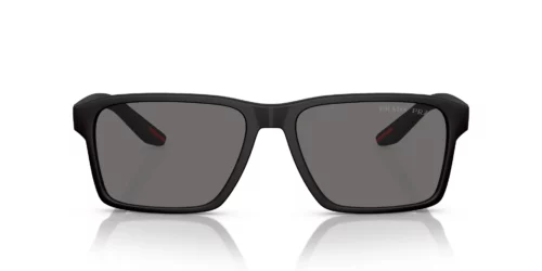 DG002G - Black Rubber frame / Dark Grey Polarized lenses