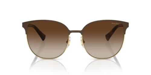 941113 - Montura dorada brillante / Lentes marrones degradadas