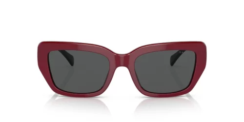592187 - Shiny Opal Red frame / DARK GREY lenses