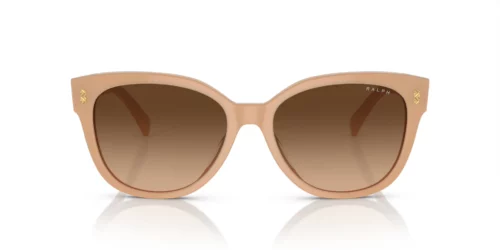 611574 - Shiny Milky Beige frame / Gradient Brown lenses