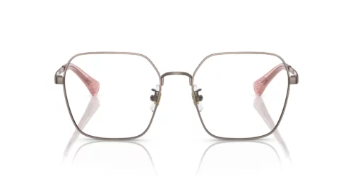 9427 - Armação em ouro rosa brilhante / Lentes transparentes