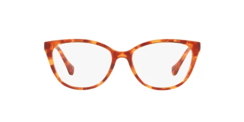 5911 - Armação Havana Mel Brilhante / Lentes transparentes