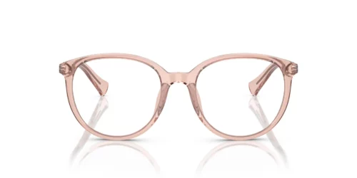 6071 - Shiny Transparent Rose frame / Clear lenses