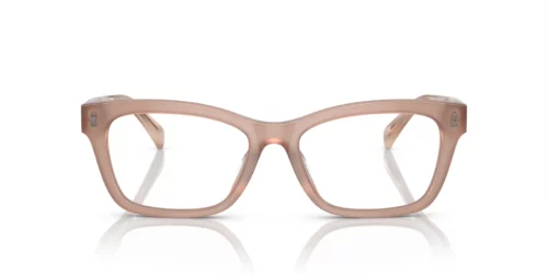 6114 - Shiny Striped Rose Beige frame / Clear lenses