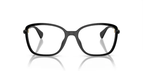 5001 - Armação preta brilhante / Lentes transparentes