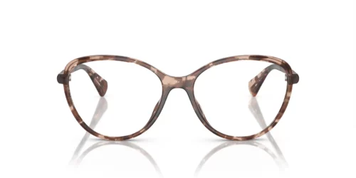 5263 - Armação Havana rosa brilhante / Lentes transparentes