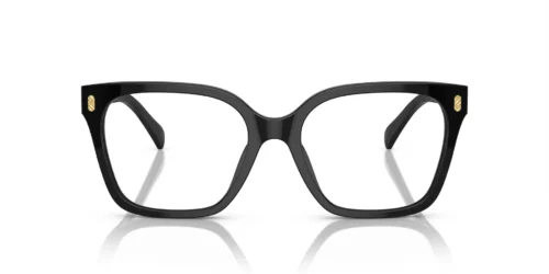 5001 - Armação preta brilhante / Lentes transparentes