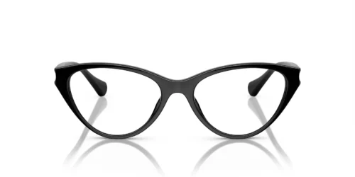 5001 - Armação preta brilhante / Lentes transparentes