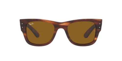 954/33 - Striped Havana frame / Brown lenses