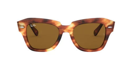 954/33 - Striped Havana frame / B-15 Brown lenses