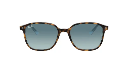 13163M - Havana On Light Blue frame / Blue lenses
