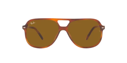 954/33 - Striped Havana frame / Brown lenses