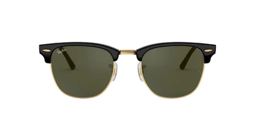 W0365 - Black On Gold frame / G-15 Green lenses