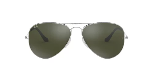 003/40 - Armação prateada / Lentes cinza