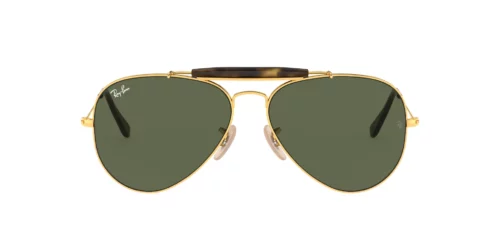 181 - Arista Gold frame / G-15 Green lenses