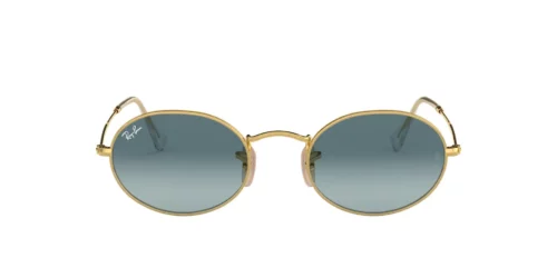 001/3M - Arista Gold frame / Blue Gradient lenses