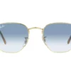 Ray-Ban Hexagonal RB3548 Světle modrý gradient