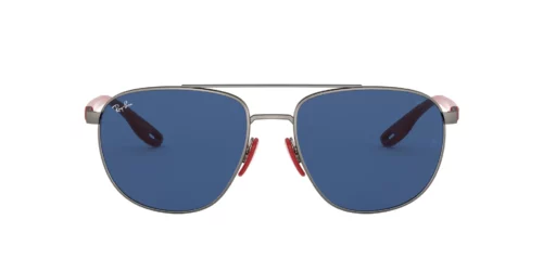 F03780 - Matte Gunmetal frame / DARK BLUE lenses