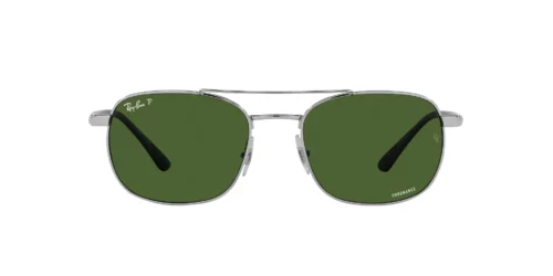 003/P1 - Silver frame / Polar Dark Green lenses