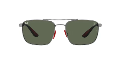 F00171 - Gunmetal frame / DARK GREEN lenses