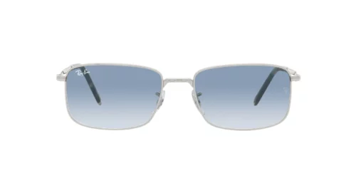 003/3F - Silver frame / Blue lenses