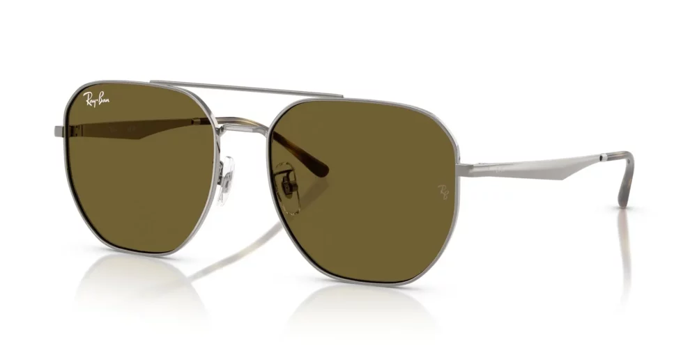 Ray-Ban RB3724D tummanruskea