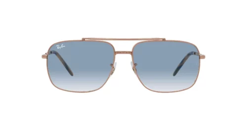 92023F - Rose Gold frame / Blue lenses