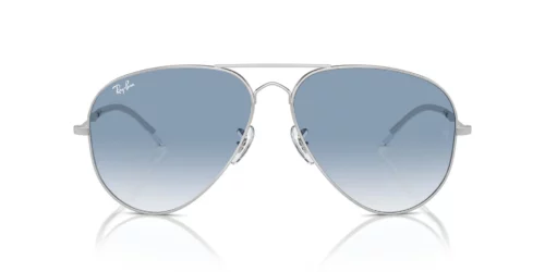 003/3F - Silver frame / Clear & Blue lenses