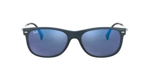 656/55 - Trasparent Blue frame / Blue Mirror Blue lenses