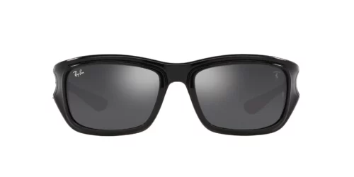F6016G - Black On Red frame / Silver lenses