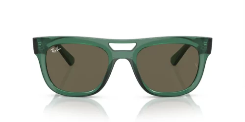 6681/3 - Transparent Green frame / Brown lenses
