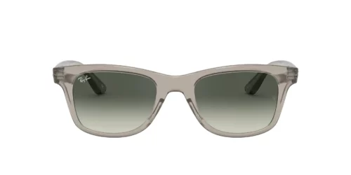 644971 - Armação cinza transparente / Lentes cinza claro degradê cinza escuro