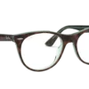 Ray-Ban RX-2185V Top Havana On Green Transp.