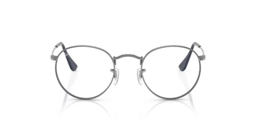 Ray-Ban Round Kovový rám RX3447V v červeno-zlatom prevedení