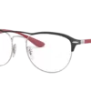 Ray-Ban RX-3596V Silver Top On Matte Black