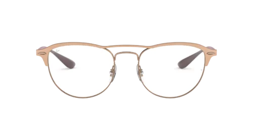 2998 - Light Brown Top On Matte frame / Clear lenses
