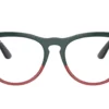 Ray-Ban RX-4471V Dark Green On Transp Light Red