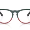 Ray-Ban RX-4471V Dark Green On Transp Light Red