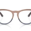 Ray-Ban RX-4471V Beige On Transparent Dark Blue