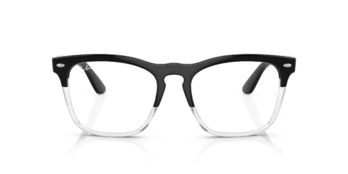 8193 - Black On Transparent frame / Clear lenses