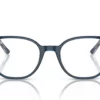 Ray-Ban Elliot RX5397 Modré na Priehľadnom Modrom Obrube