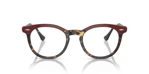 8250 - Bordeaux On Yellow Havana frame / Clear lenses