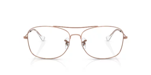 3094 - Rosaguld stel / Klare glas