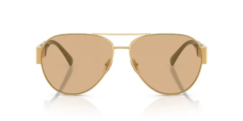 1002D8 - Gold frame / Light Yellow Mirror Silver Internal lenses
