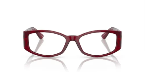 5430 - Bordeaux båge / Klara glas
