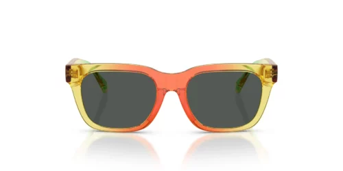553087 - Gradient Orange Yellow Green frame / DARK GREY lenses