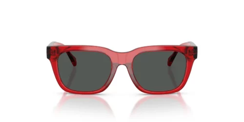 553387 - Transparent Red frame / DARK GREY lenses