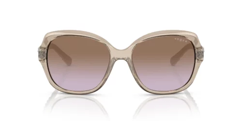 299068 - Transparent Light Brown frame / Violet Gradient Brown lenses