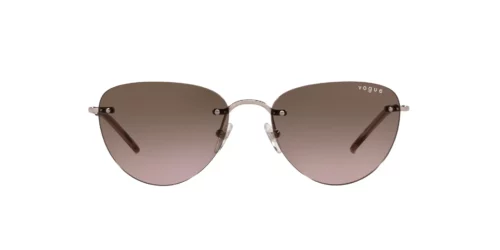 512614 - Mælkelyserødt stel / Violet Gradient Brown glas