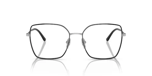323 - Top Black/Silver frame / Clear lenses
